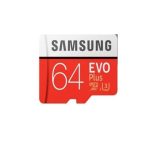 کارت حافظه microSDXC سامسونگ مدل Evo Plus کلاس 10 استاندارد UHS-I U3 سرعت 95MBps ظرفیت 64 گیگابایت به همراه آداپتور SD