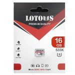 کارت حافظه microSDHC لوتوس مدل Color Elite کلاس 10 استاندارد UHS-I U1 سرعت 90MBps ظرفیت 16 گیگابایت