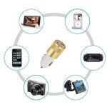 شارژر فندکی مدل 117002005 به همراه کابل تبدیل USB و پایه نگهدارنده