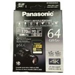 کارت حافظه SD پاناسونیک مدل Rp-SDZA64G کلاس 10 استاندارد v90 سرعت 170Mps ظرفیت 64 گیگابایت
