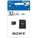 کارت حافظه microSDHC سونی مدل SR-32UX2A کلاس 10استاندارد UHS-I U3 سرعت 95MBps ظرفیت 32 گیگابایت به همراه آداپتور SD