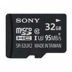 کارت حافظه microSDHC سونی مدل SR-32UX2A کلاس 10استاندارد UHS-I U3 سرعت 95MBps ظرفیت 32 گیگابایت به همراه آداپتور SD