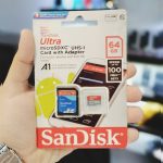 کارت حافظه microSDXC سندیسک مدل Ultra A1 کلاس 10 استاندارد UHS-I سرعت 100MBps ظرفیت 64 گیگابایت