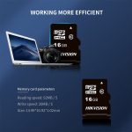 کارت حافظه‌ microSDXC هایک ویژن کلاس 10 استاندارد UHS-I U1 سرعت 80MBps ظرفیت 16 گیگابایت بسته 10 عددی